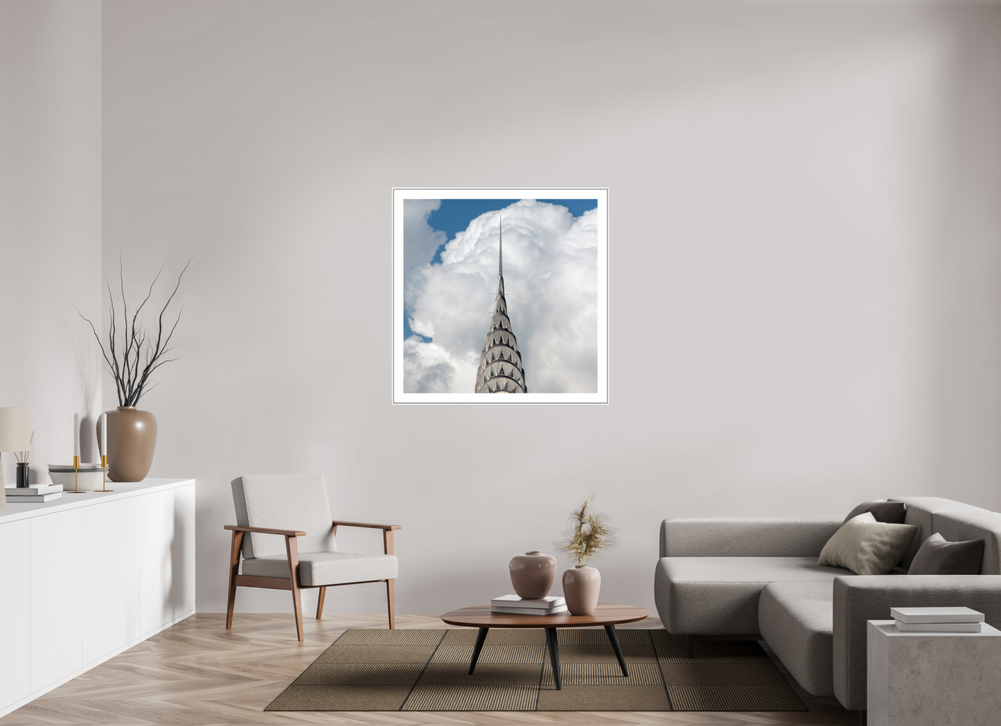 Chrysler Building with Clouds