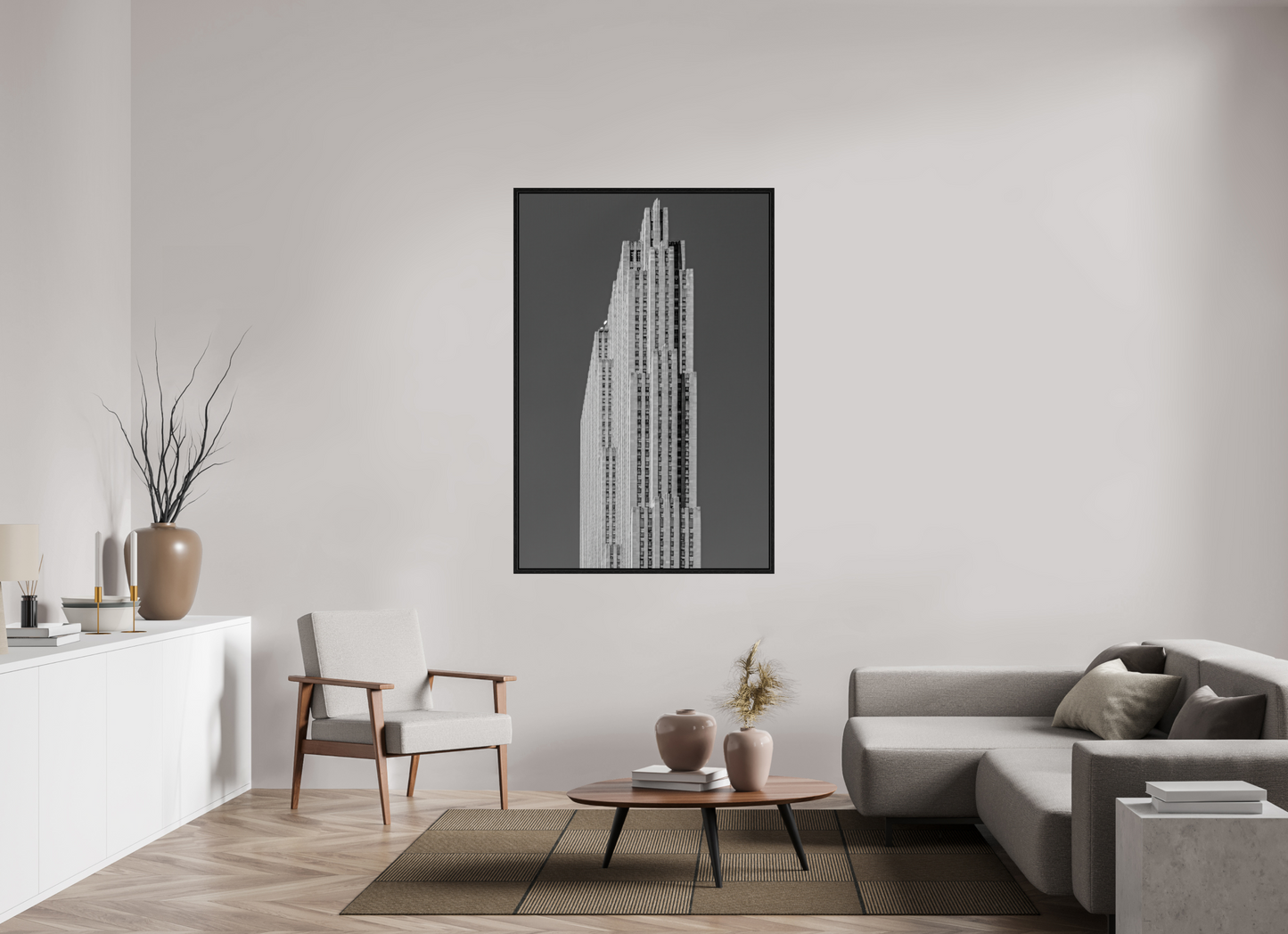 40 x 60″, Floater Frame Rockefeller Center