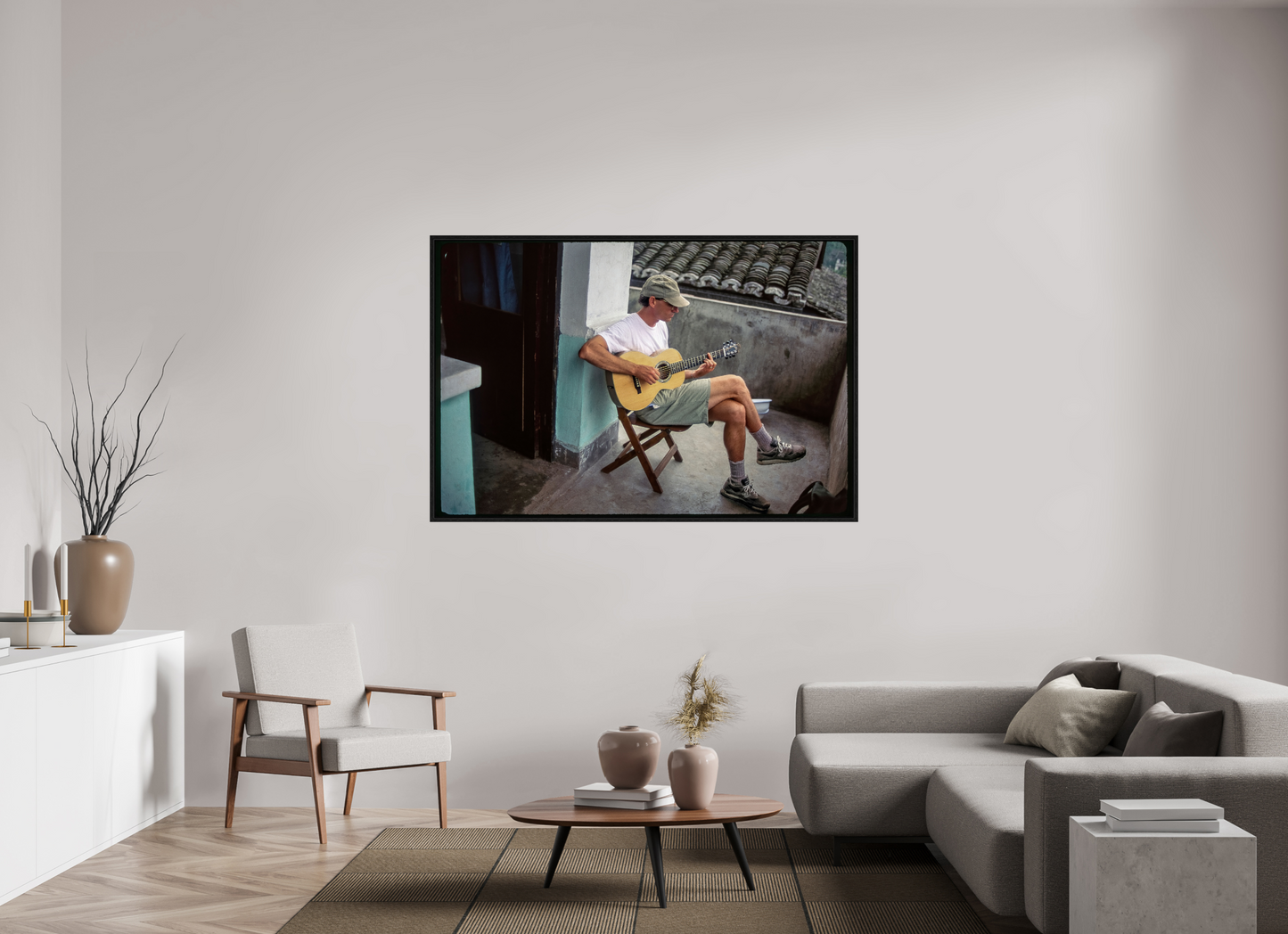 65.1 x 43″, Floater Frame James Taylor in China