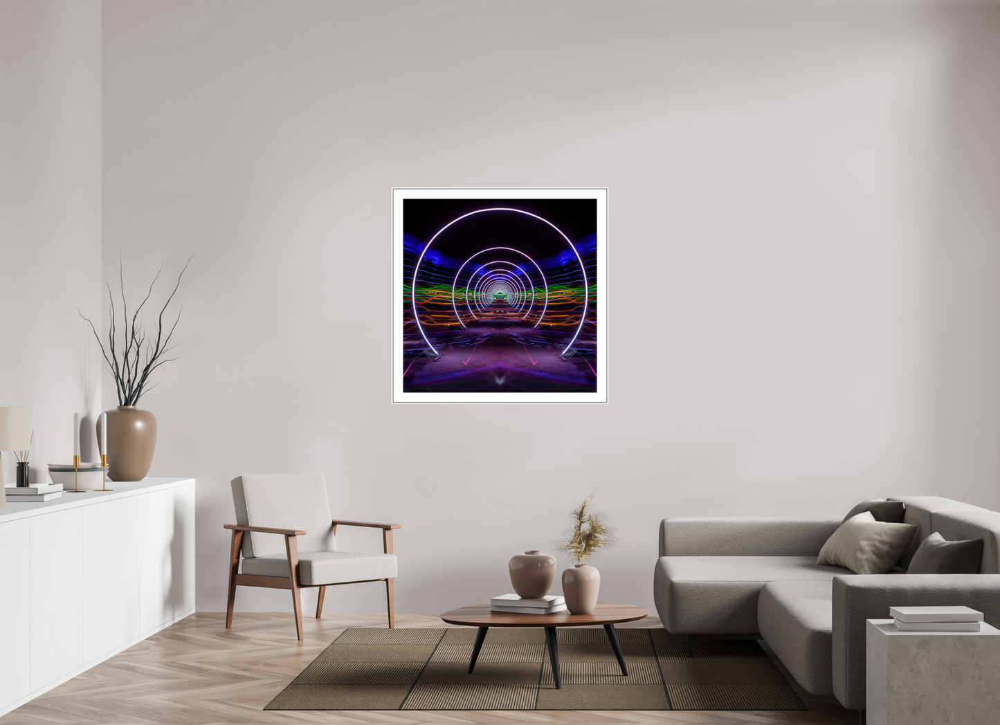 Burning Man - Concentric Circles of Light