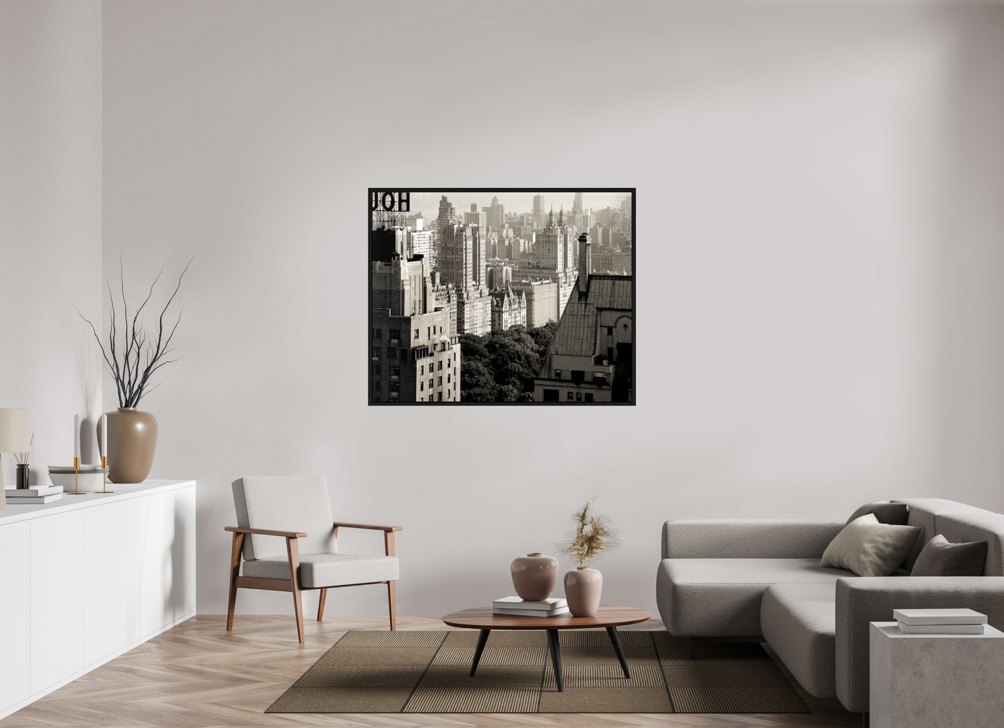 53.2 x 43″, Floater Frame The Dakota