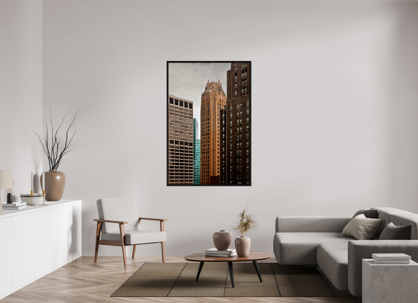 40 x 60″, Floater Frame General Electric Building