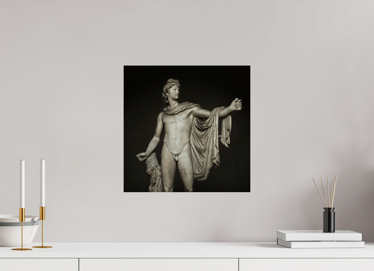 15 x 15″, Frameless Acrylic Glass Apollo