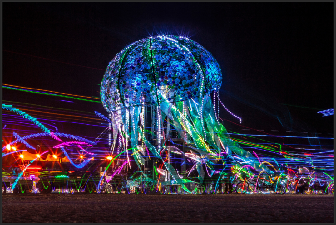 Burning Man - Glass Jellyfish