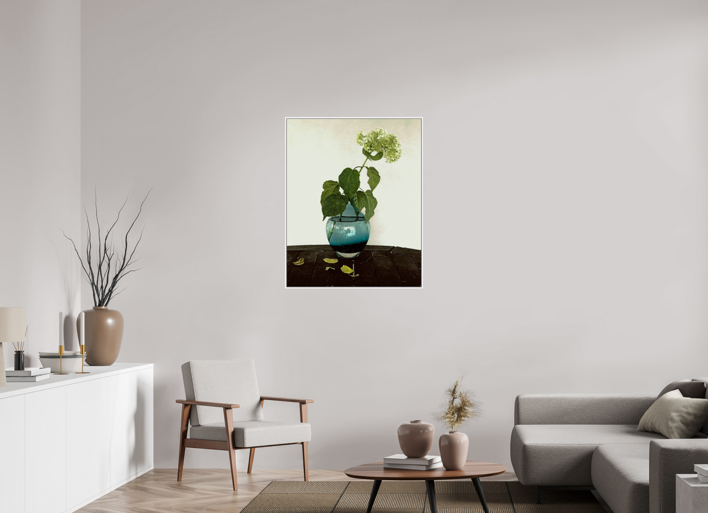 Flower in Vase on Table