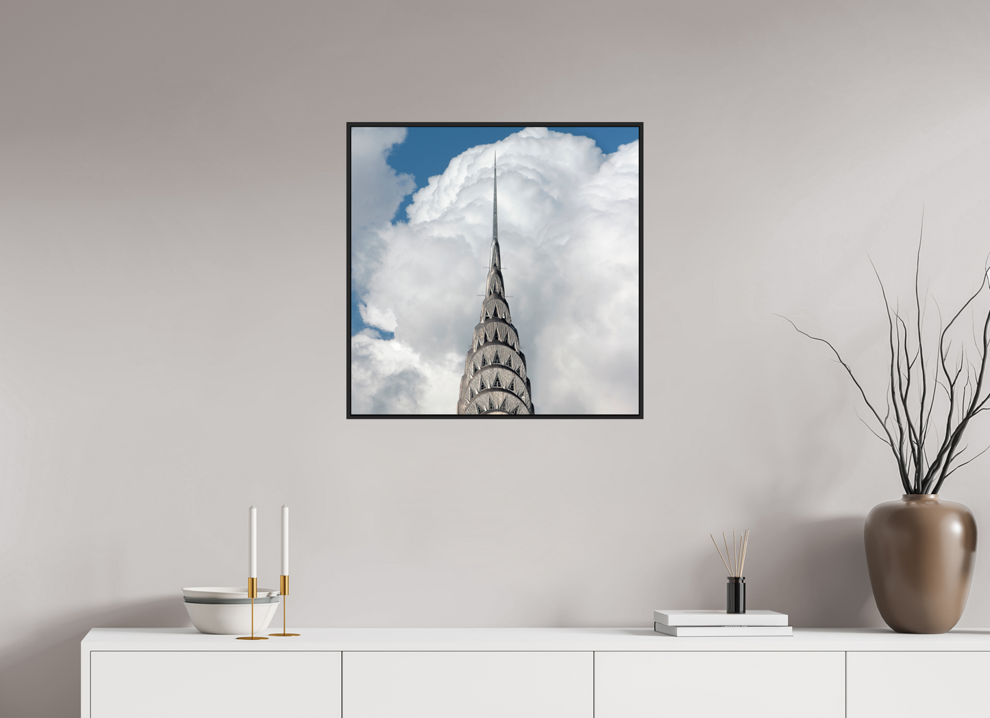 Chrysler Building with Clouds