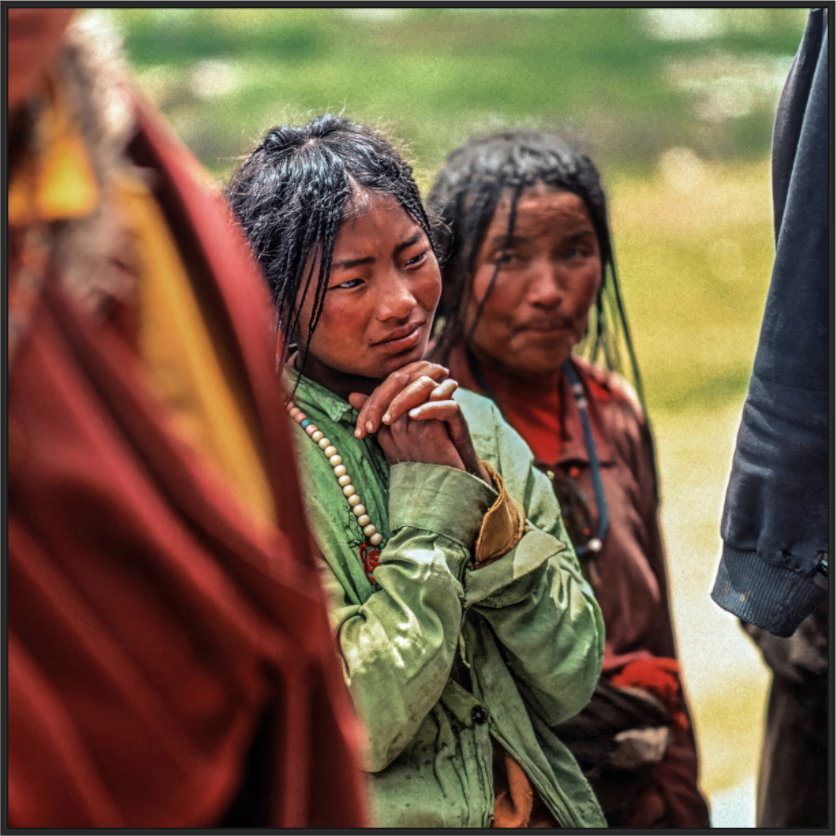 Tibetan Girl in Green Jacket