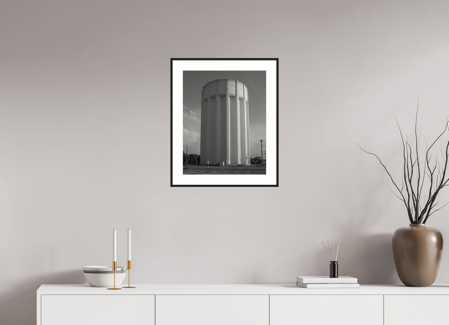 Ribbed Water Tower Kansas