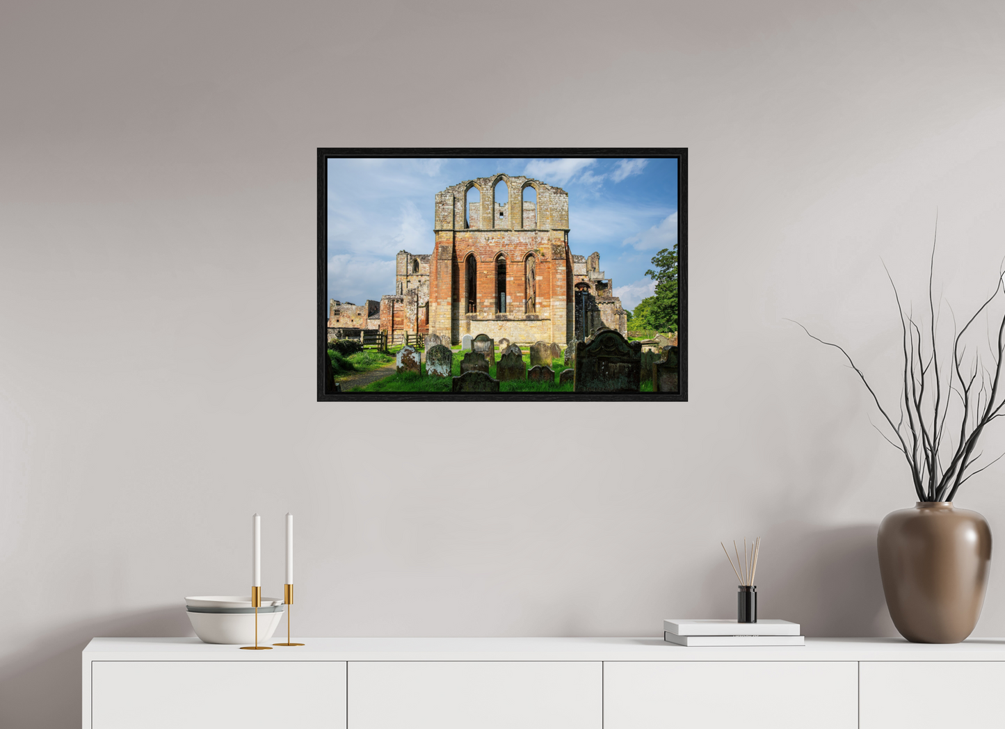 30 x 20″, Floater Frame Ruins of Cathedral of Saint Andrew