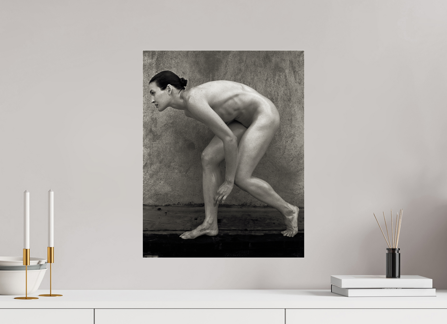 16 x 20.5″, Frameless Acrylic Glass Steinway Tower Under Construction