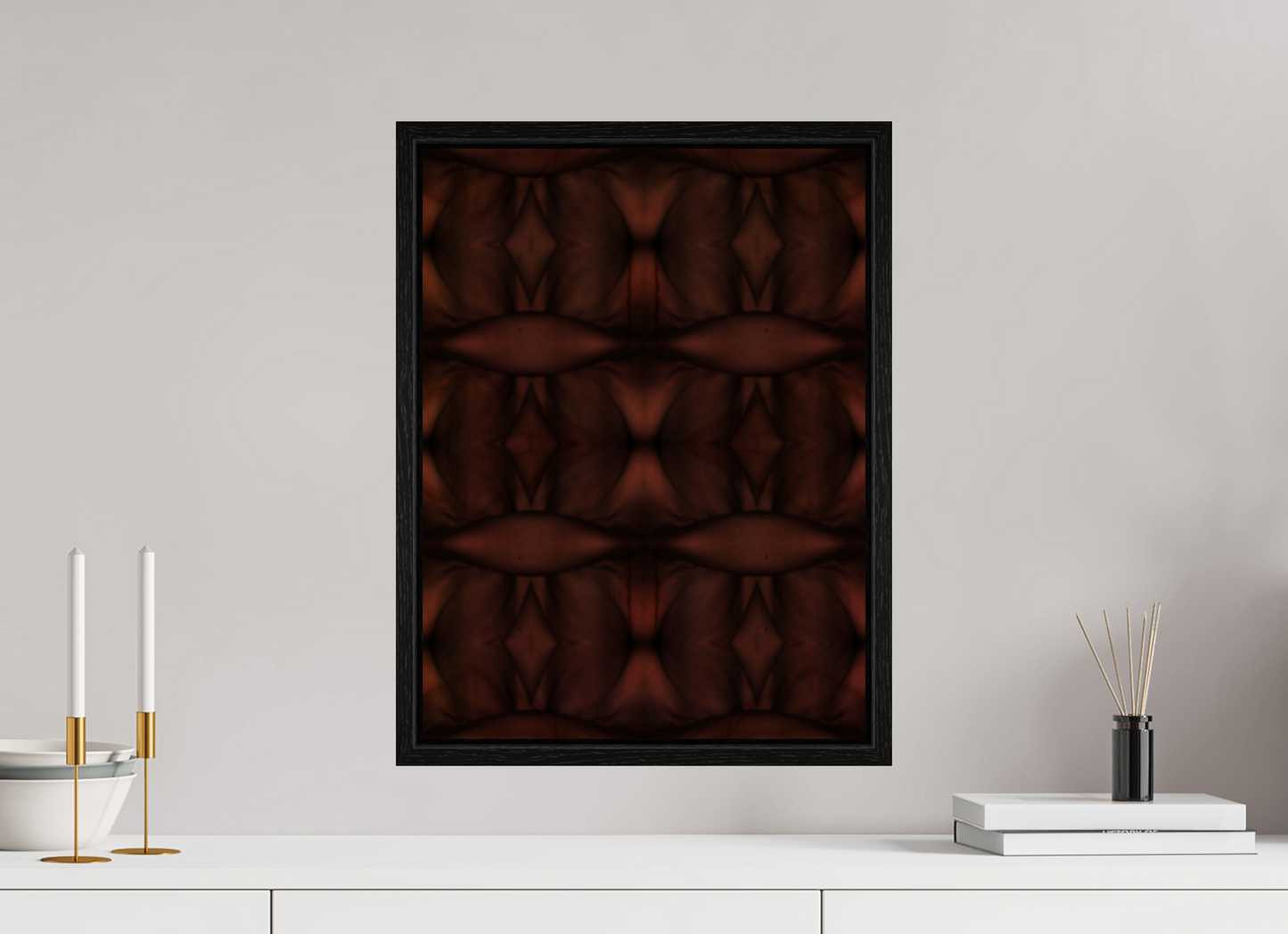 15 x 20″, Floater Frame Abstract No 0152