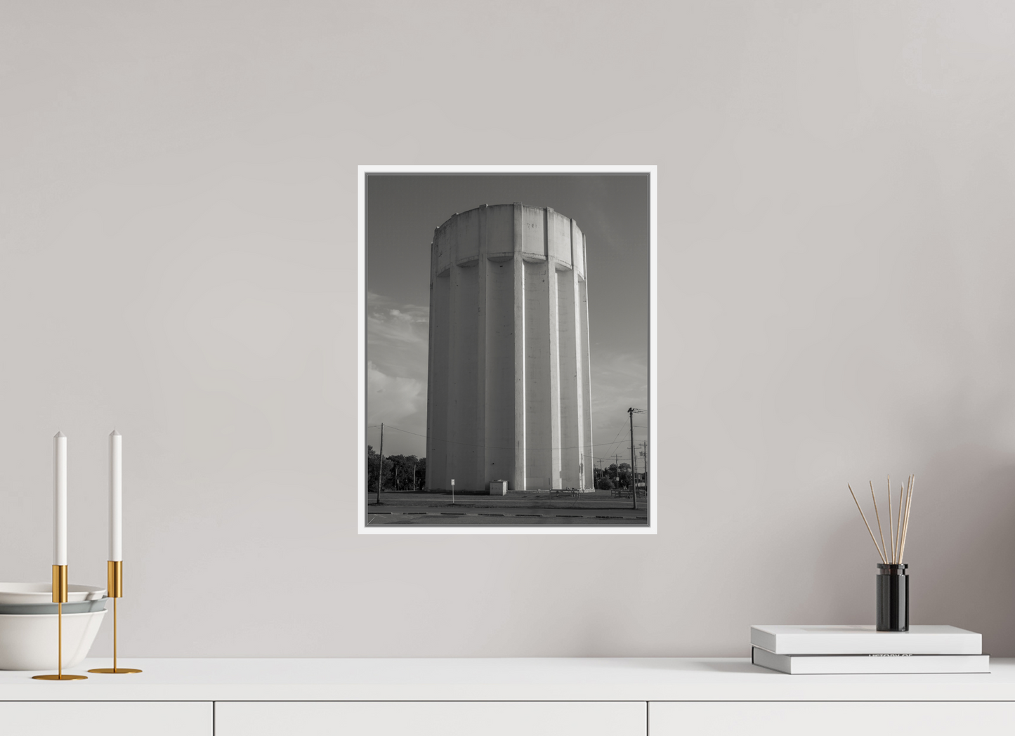 Ribbed Water Tower Kansas