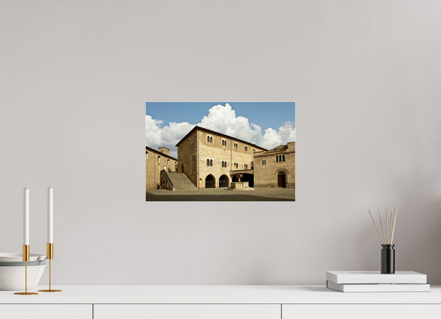 15 x 10″, Frameless Acrylic Glass Romanesque Church of San Silvestro
