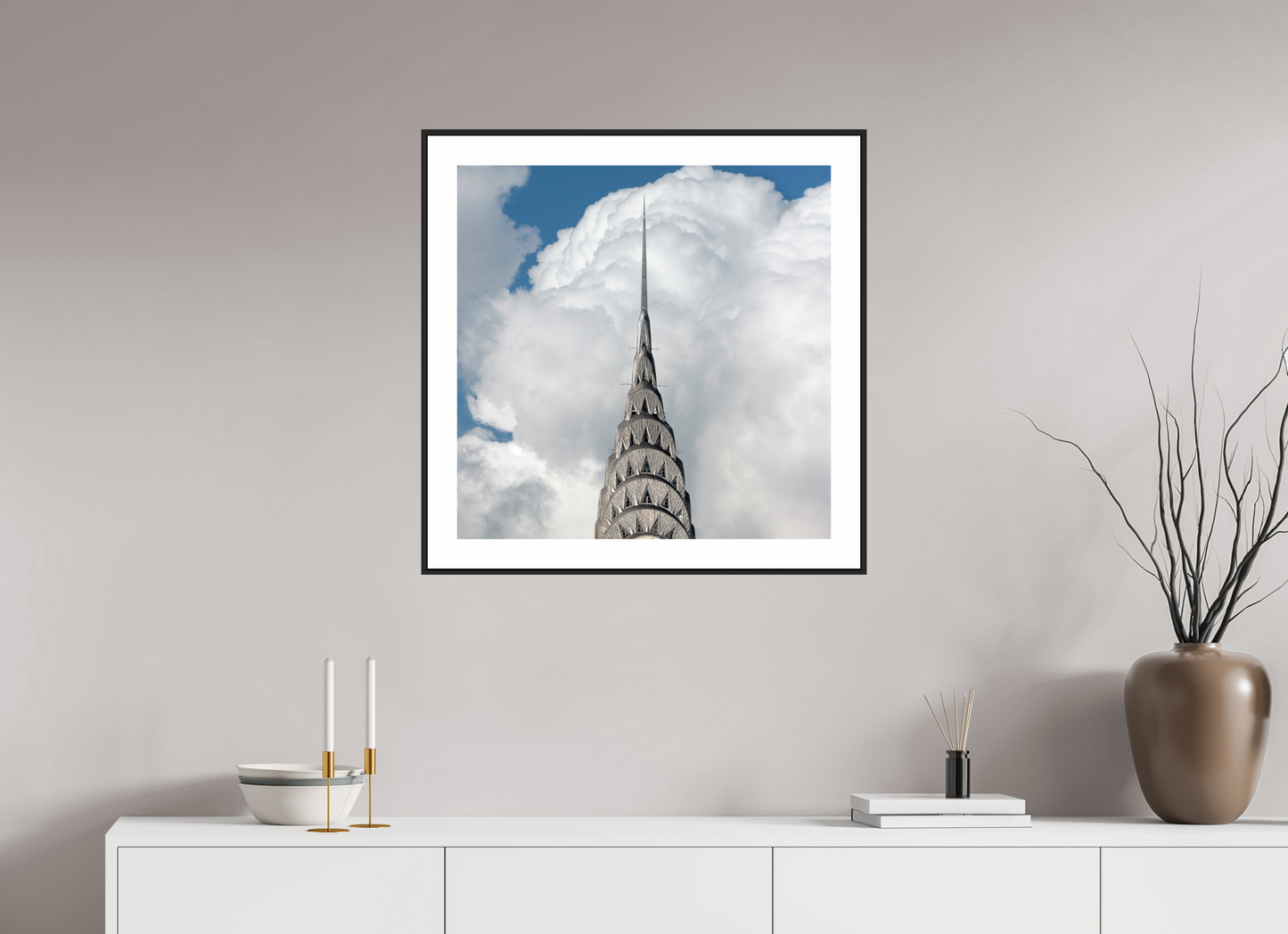 Chrysler Building with Clouds