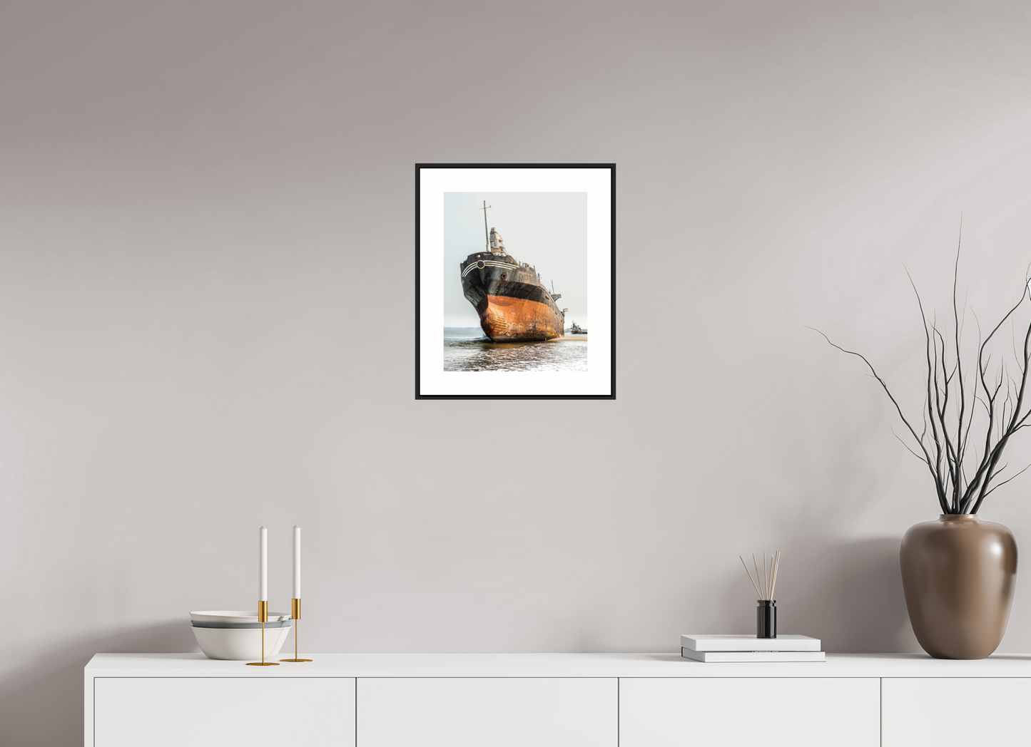 Grounded Ship Angola