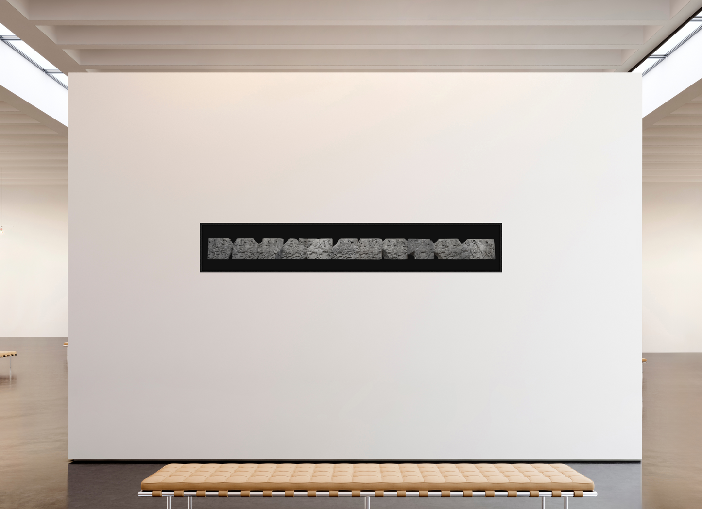 106.7 x 16″, Floater Frame Parthenon Frieze
