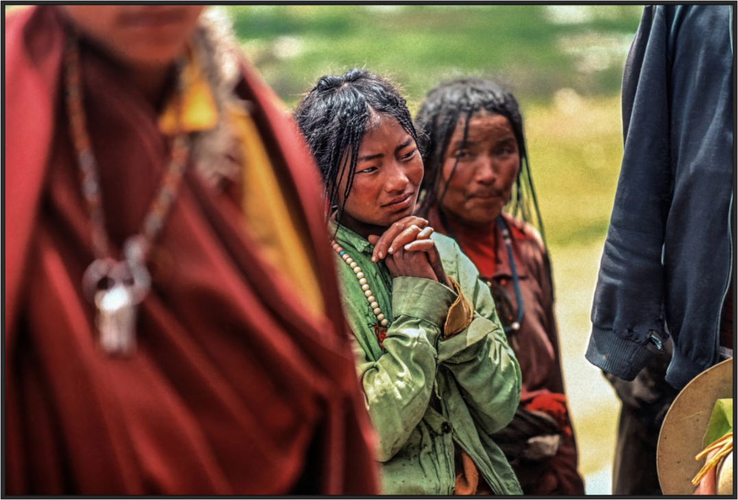 Tibetan Girl in Green Jacket