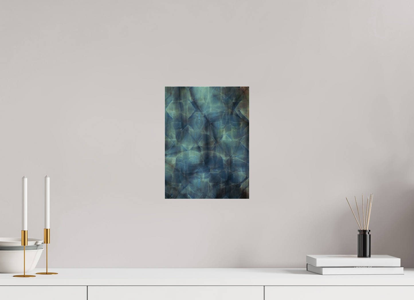 9 x 12″, Frameless Acrylic Glass Abstract No 308