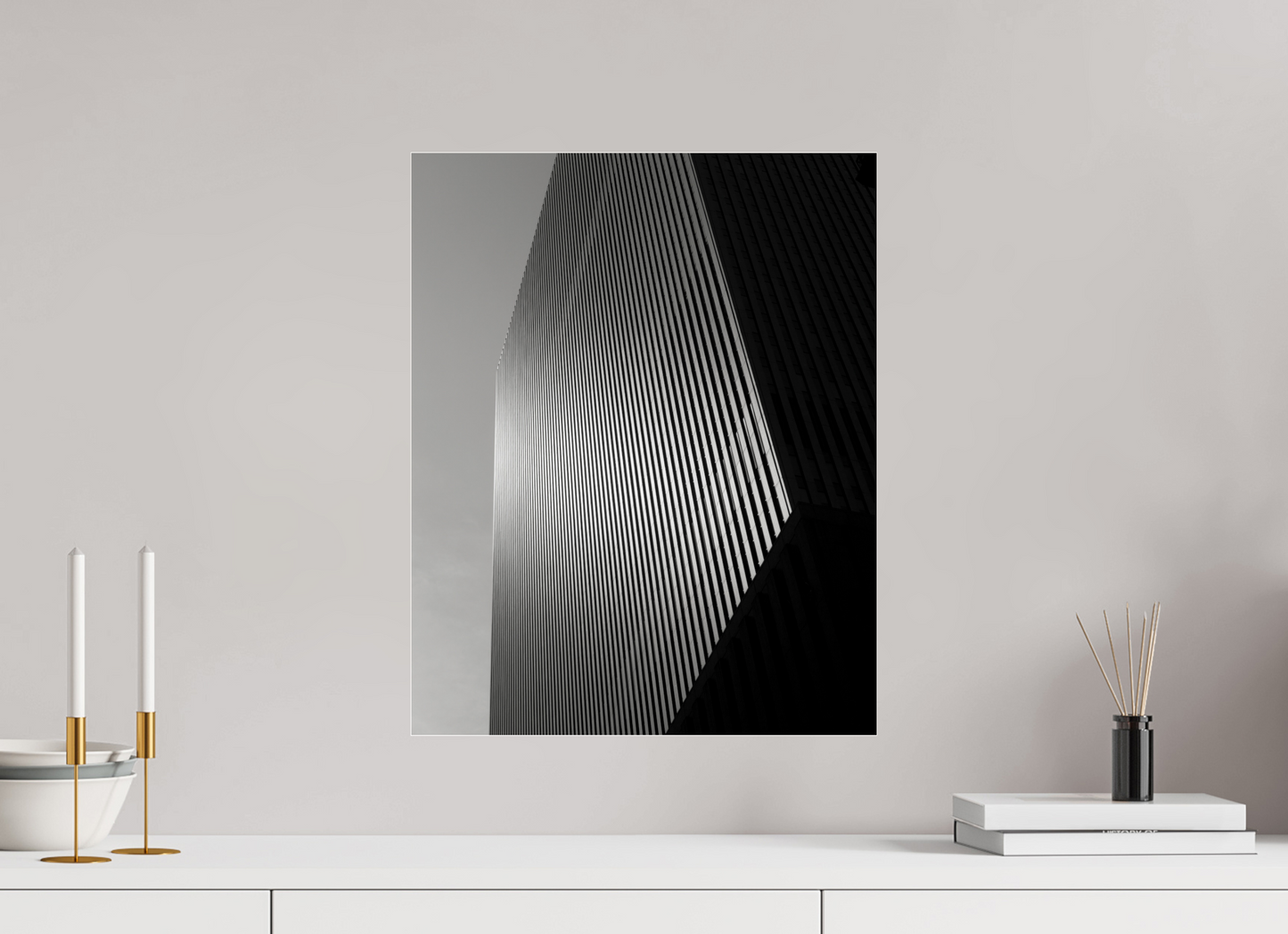 16 x 20″, Frameless Acrylic Glass Architectural Facade