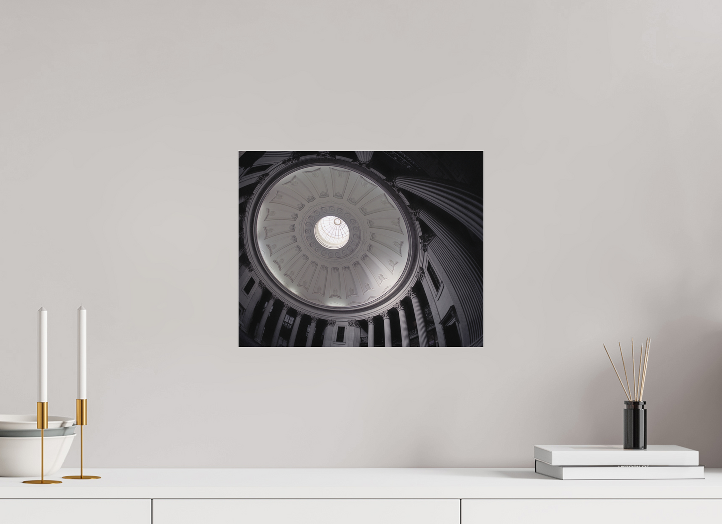 15 x 12″, Frameless Acrylic Glass Federal Hall Interior Dome, Manhattan