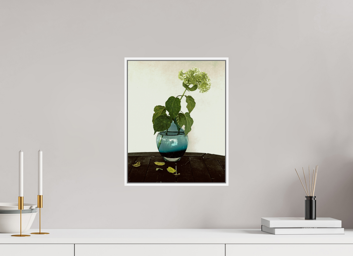 Flower in Vase on Table