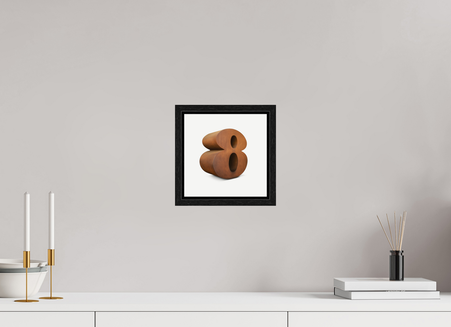 8 x 8″, Floater Frame Number 8