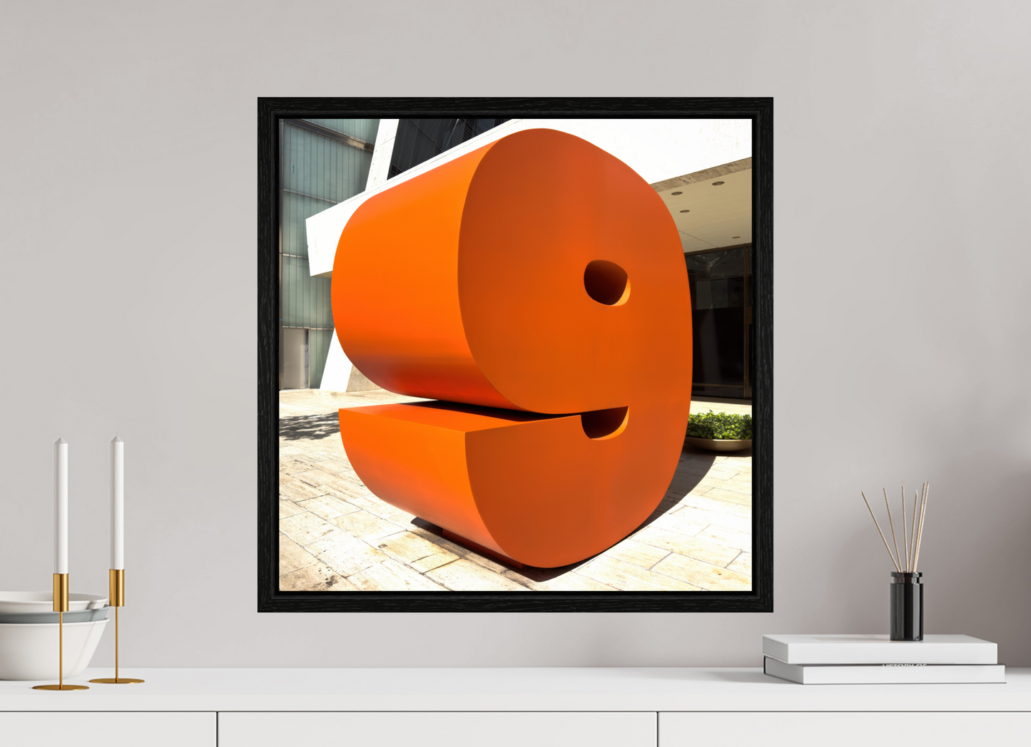 20 x 20″, Floater Frame Number 9