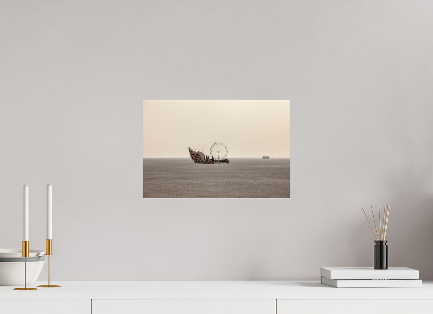 15 x 10″, Frameless Acrylic Glass Burning Man