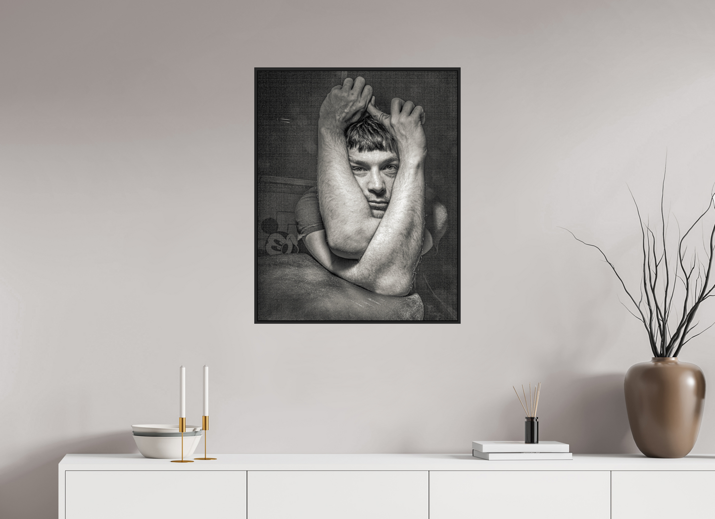 Michael Alig with Mickey Mouse