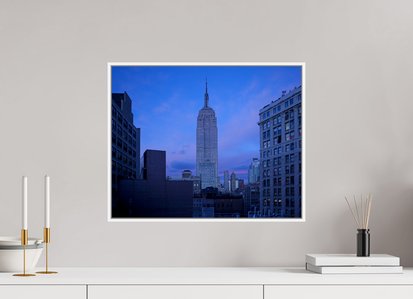 The Empire State Building at Dusk