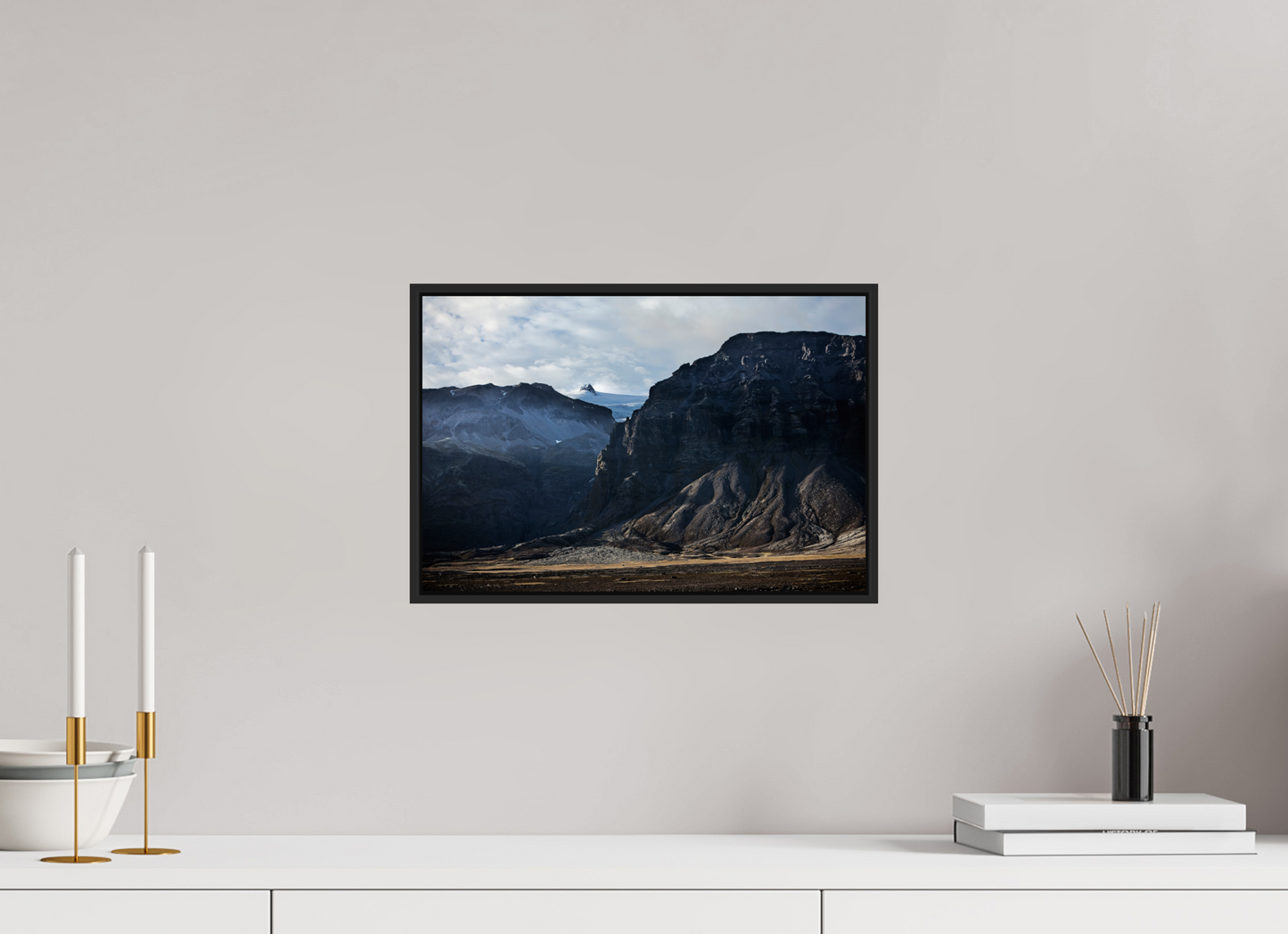 Iceland Black Mountains