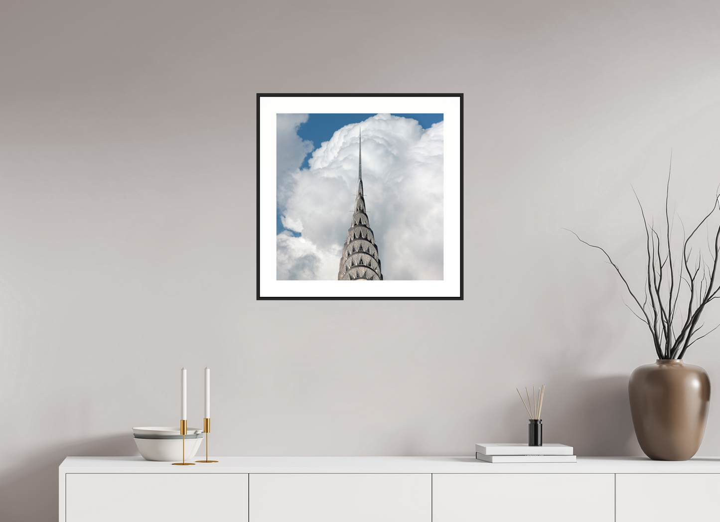 Chrysler Building with Clouds
