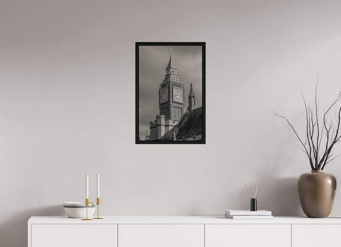 16 x 24″, Floater Frame Big Ben