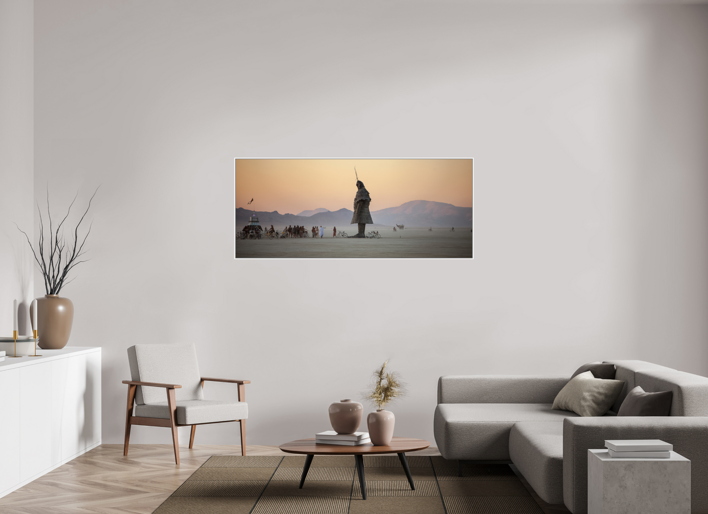 Burning Man - The Samurai with Admirer