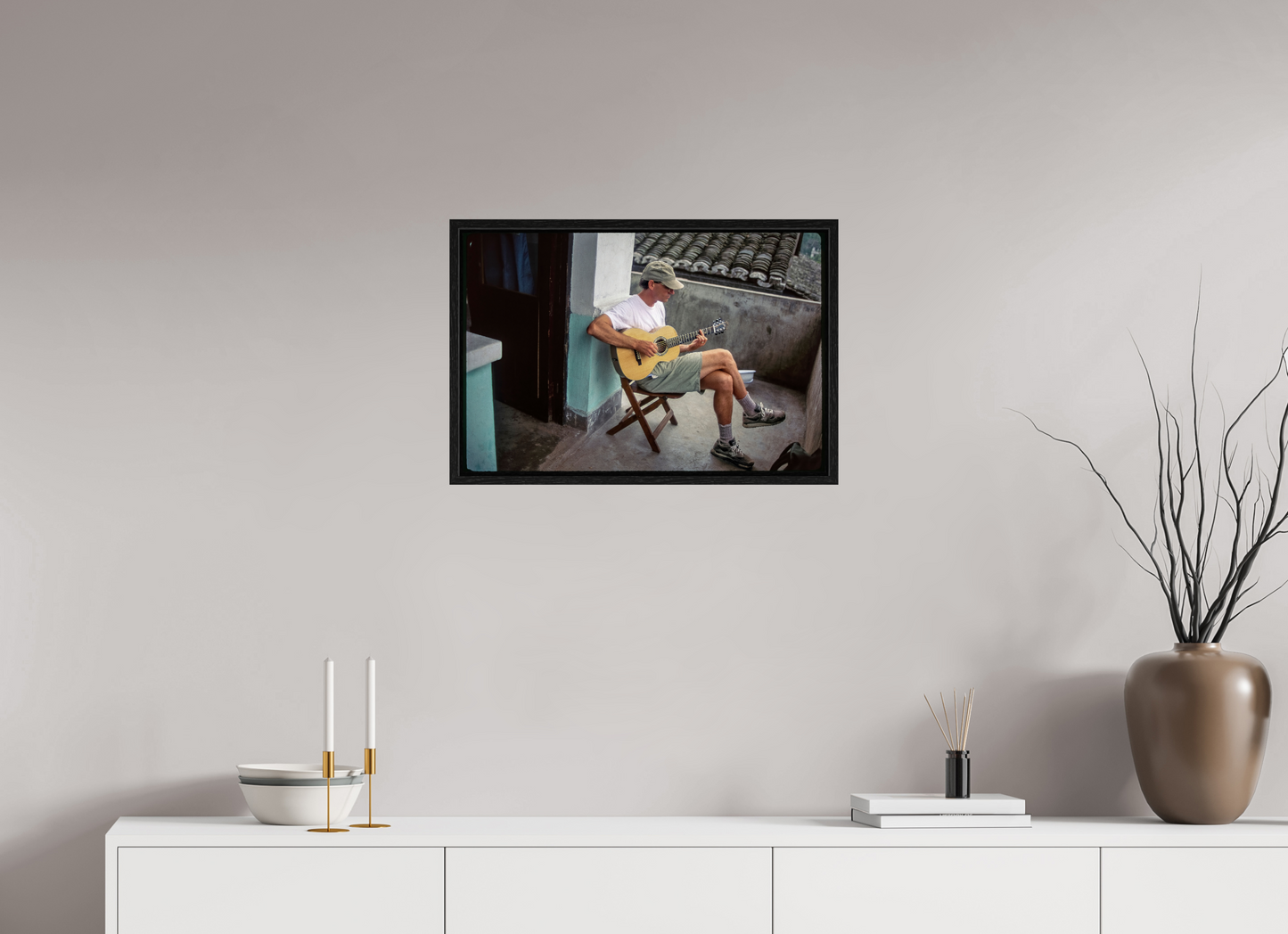 24.2 x 16″, Floater Frame James Taylor in China