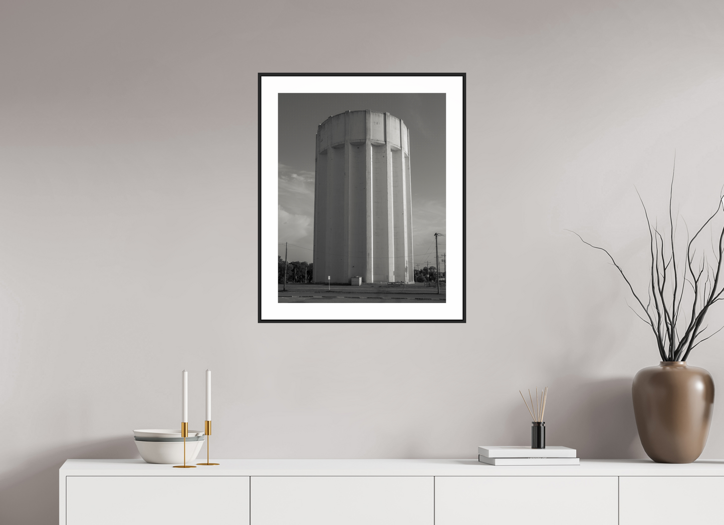 Ribbed Water Tower Kansas