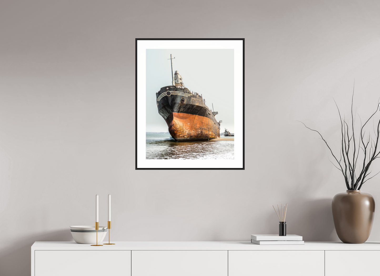 Grounded Ship Angola