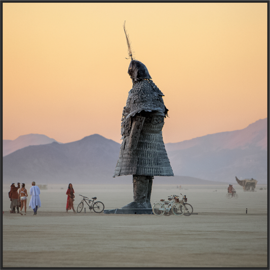 Burning Man - The Samurai with Admirer
