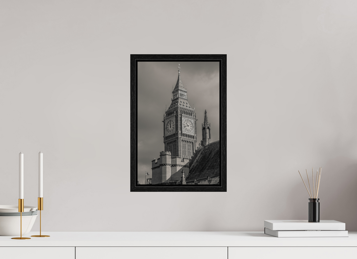 10 x 15″, Floater Frame Big Ben