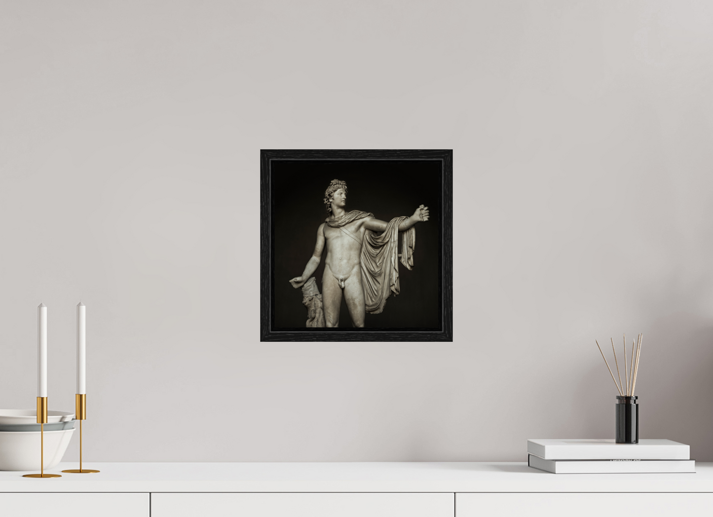 10 x 10″, Floater Frame Apollo