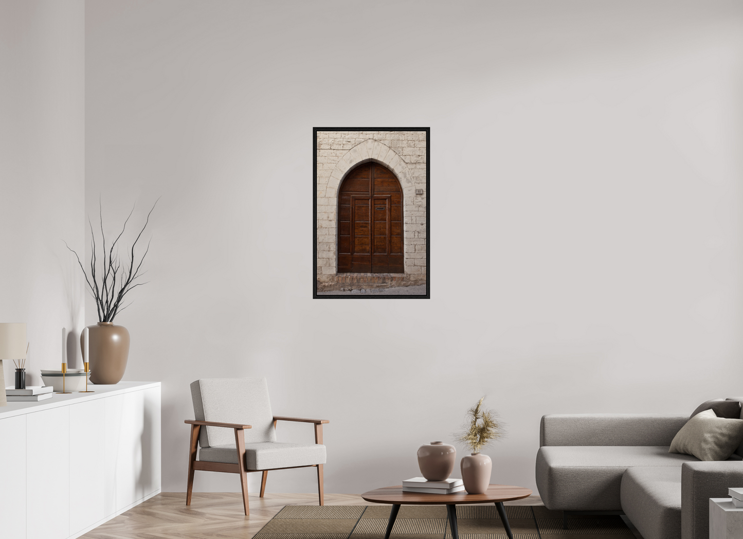 24 x 36″, Floater Frame Umbrian Door