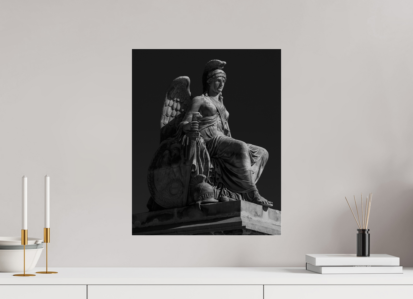 16 x 20″, Frameless Acrylic Glass Allegory Statue of Victorious France