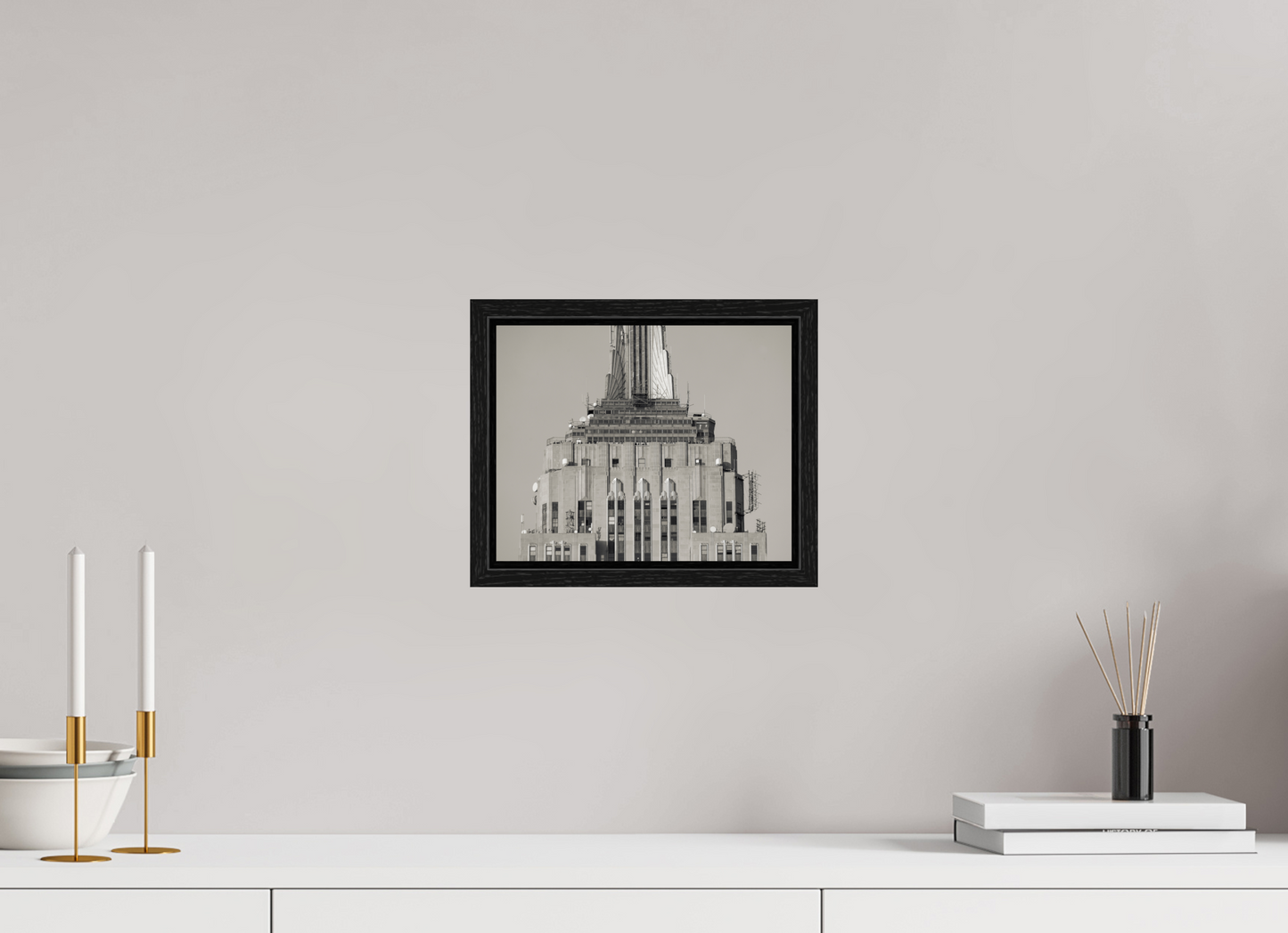 10 x 8″, Floater Frame Top of the Empire State Building