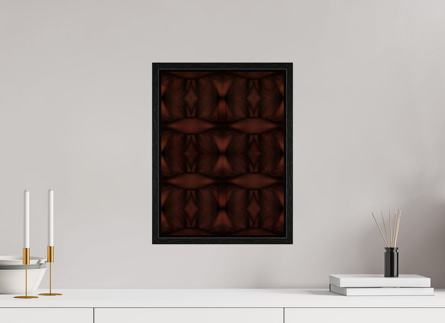 12 x 16″, Floater Frame Abstract No 0152