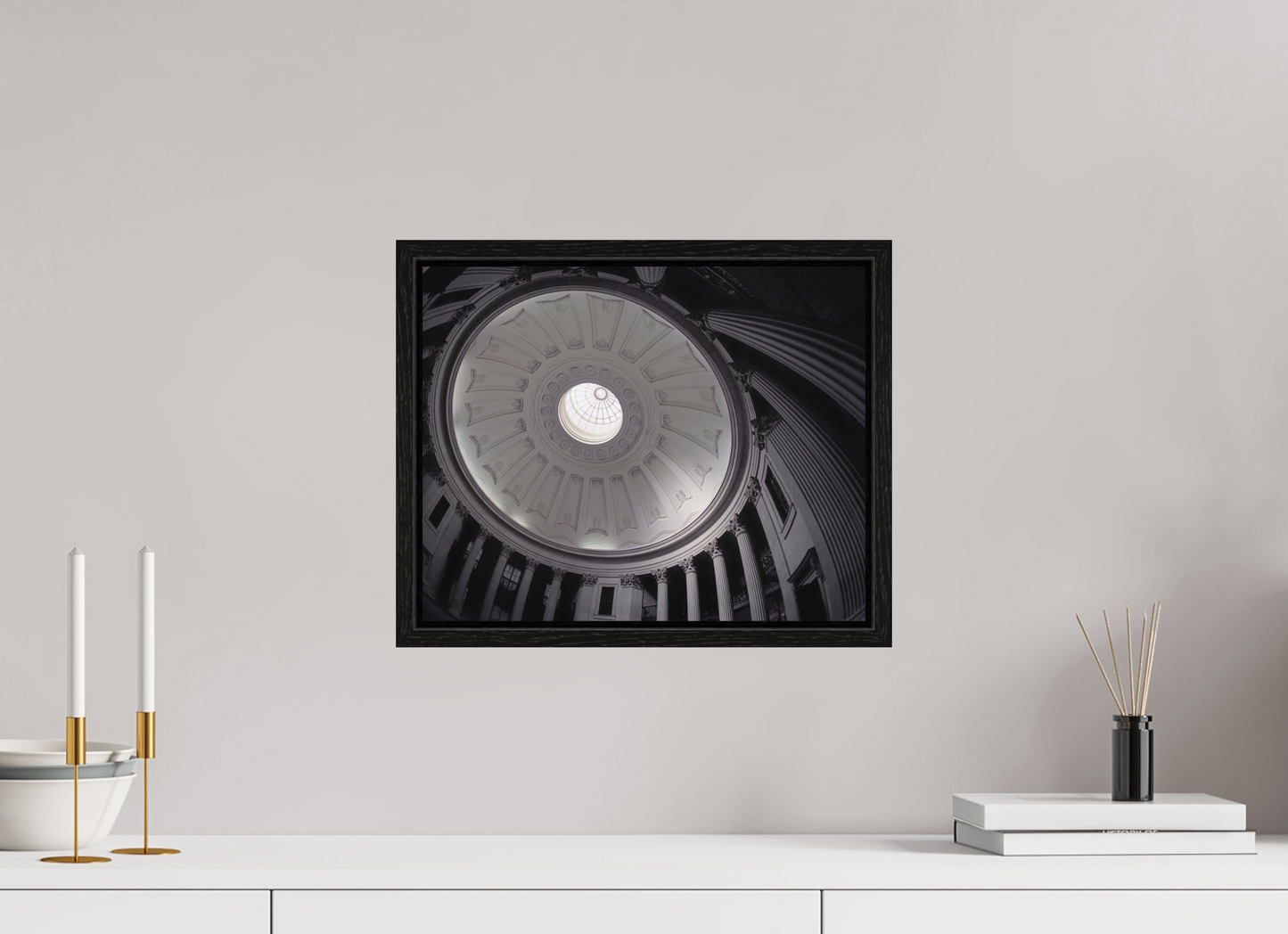 15 x 12″, Floater Frame Federal Hall Interior Dome, Manhattan
