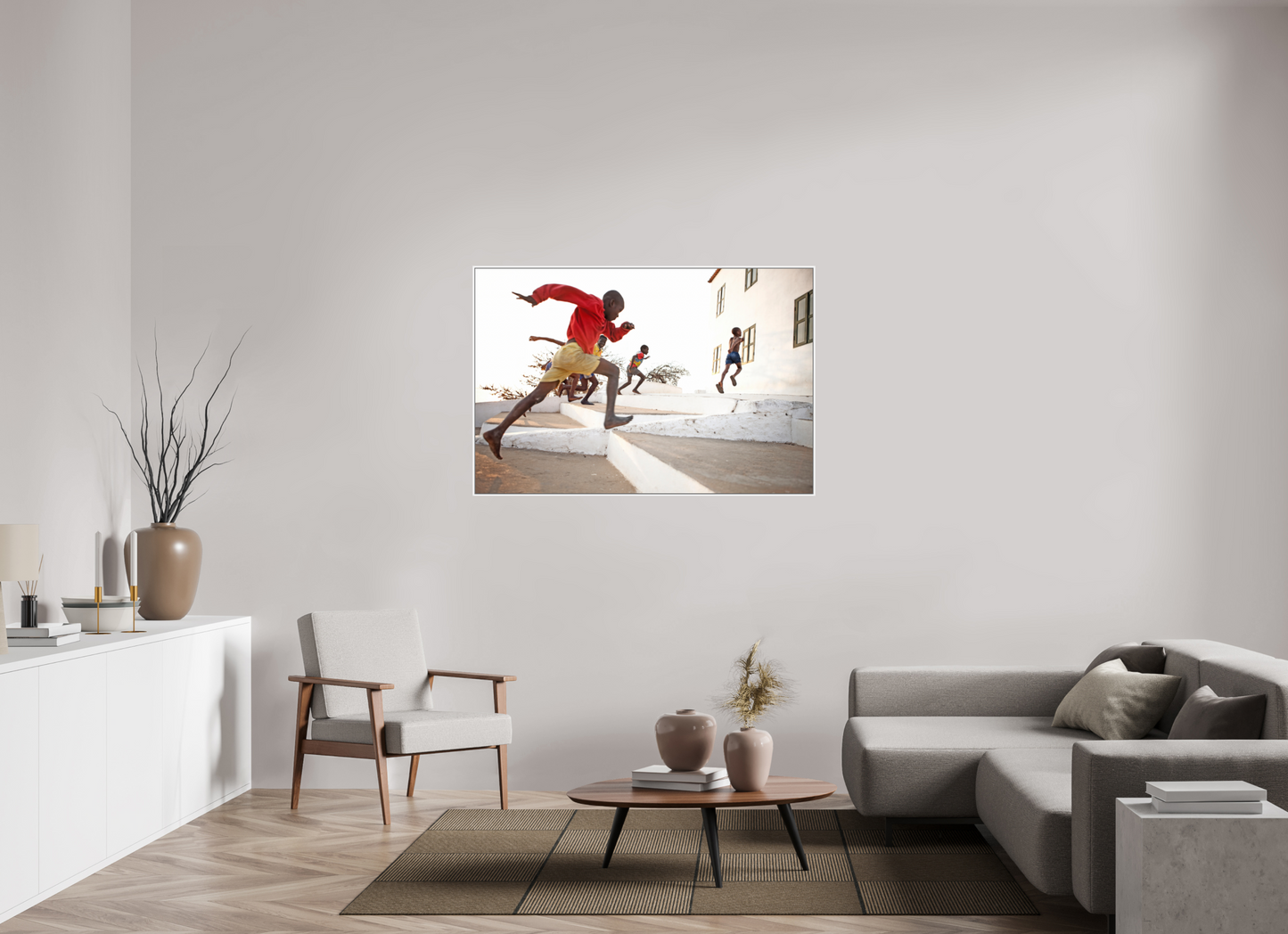 Angolan Boys Running