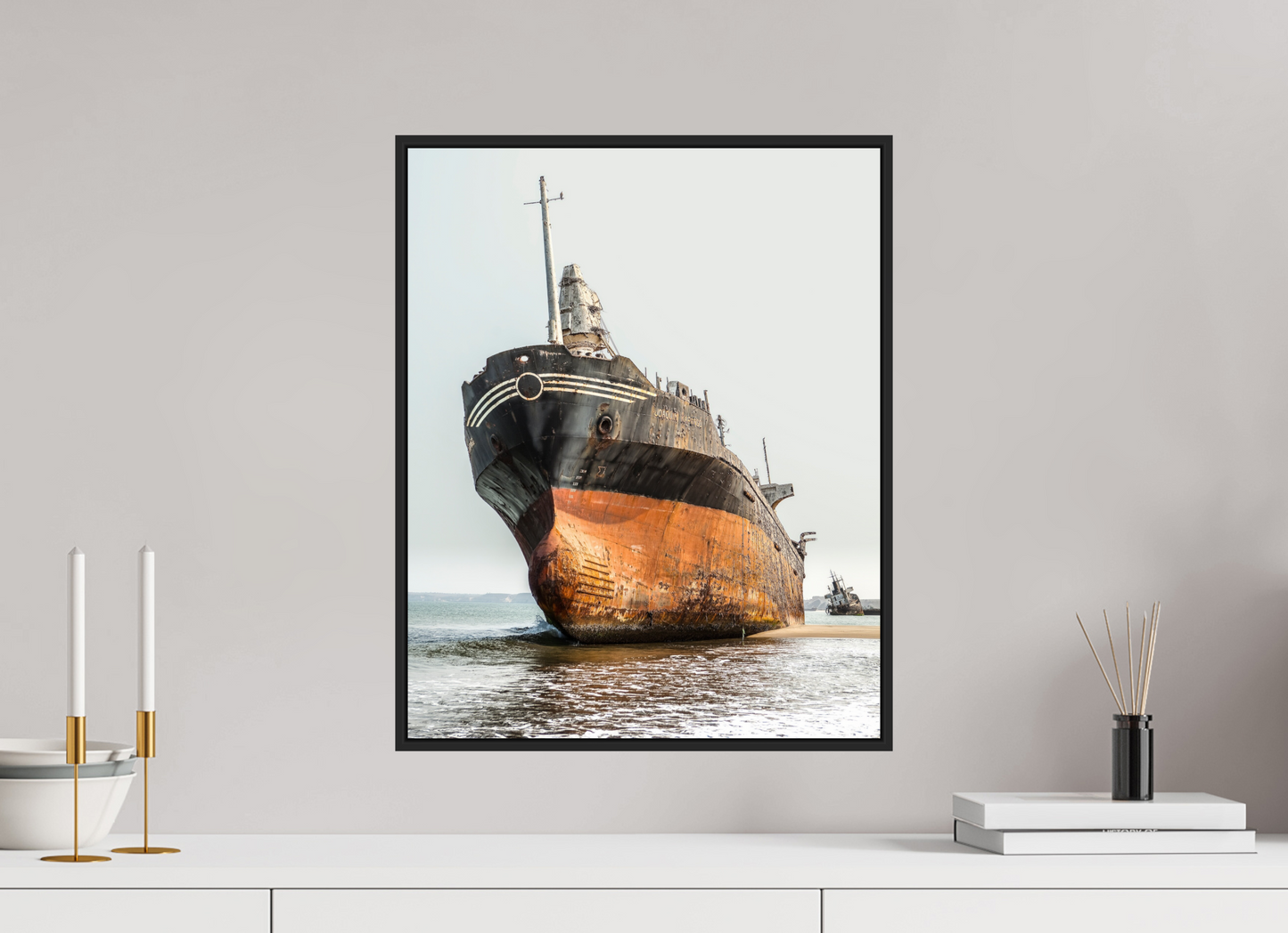 Grounded Ship Angola