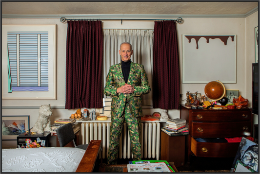 John Waters in his Bedroom