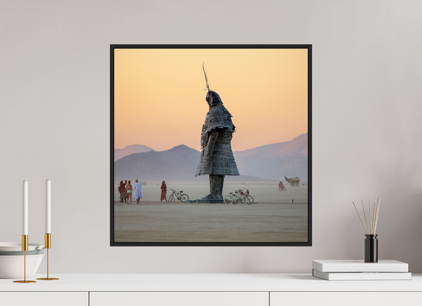 Burning Man - The Samurai with Admirer