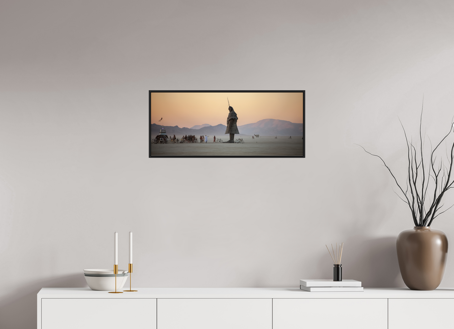 Burning Man - The Samurai with Admirer